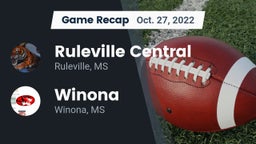 Recap: Ruleville Central  vs. Winona  2022