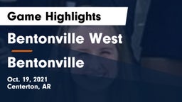 Bentonville West  vs Bentonville  Game Highlights - Oct. 19, 2021