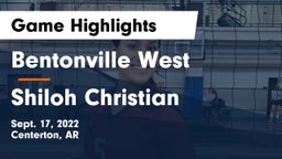 Bentonville West  vs Shiloh Christian  Game Highlights - Sept. 17, 2022