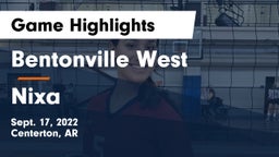 Bentonville West  vs Nixa  Game Highlights - Sept. 17, 2022