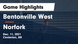 Bentonville West  vs Norfork  Game Highlights - Dec. 11, 2021