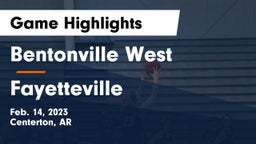 Bentonville West  vs Fayetteville  Game Highlights - Feb. 14, 2023