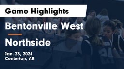 Bentonville West  vs Northside  Game Highlights - Jan. 23, 2024
