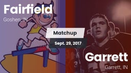 Matchup: Fairfield High vs. Garrett  2017