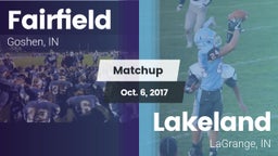 Matchup: Fairfield High vs. Lakeland  2017