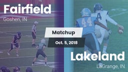 Matchup: Fairfield High vs. Lakeland  2018