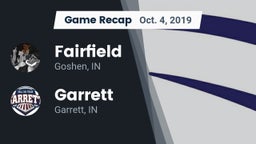 Recap: Fairfield  vs. Garrett  2019