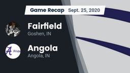 Recap: Fairfield  vs. Angola  2020