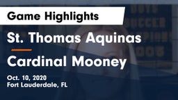 St. Thomas Aquinas  vs Cardinal Mooney  Game Highlights - Oct. 10, 2020