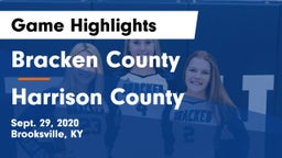 Bracken County vs Harrison County  Game Highlights - Sept. 29, 2020