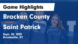 Bracken County vs Saint Patrick Game Highlights - Sept. 30, 2020