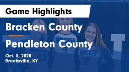 Bracken County vs Pendleton County Game Highlights - Oct. 3, 2020