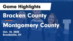 Bracken County vs Montgomery County  Game Highlights - Oct. 10, 2020