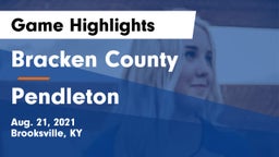 Bracken County vs Pendleton  Game Highlights - Aug. 21, 2021