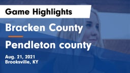 Bracken County vs Pendleton county Game Highlights - Aug. 21, 2021