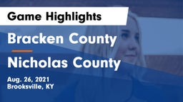 Bracken County vs Nicholas County Game Highlights - Aug. 26, 2021