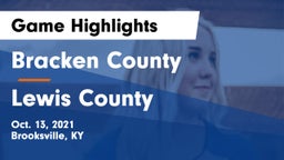 Bracken County vs Lewis County  Game Highlights - Oct. 13, 2021