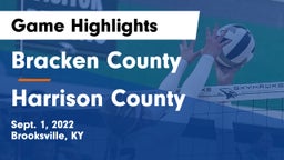 Bracken County vs Harrison County  Game Highlights - Sept. 1, 2022