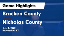Bracken County vs Nicholas County Game Highlights - Oct. 4, 2022