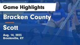 Bracken County vs Scott  Game Highlights - Aug. 14, 2023