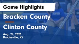 Bracken County vs Clinton County Game Highlights - Aug. 26, 2023