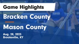 Bracken County vs Mason County  Game Highlights - Aug. 28, 2023