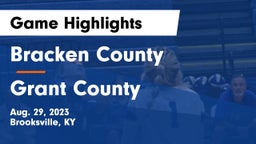 Bracken County vs Grant County  Game Highlights - Aug. 29, 2023