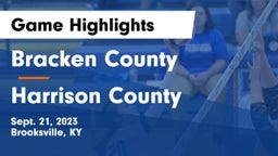 Bracken County vs Harrison County  Game Highlights - Sept. 21, 2023