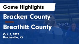 Bracken County vs Breathitt County  Game Highlights - Oct. 7, 2023