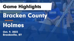 Bracken County vs Holmes  Game Highlights - Oct. 9, 2023