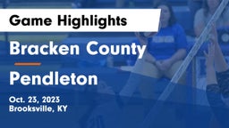 Bracken County vs Pendleton  Game Highlights - Oct. 23, 2023