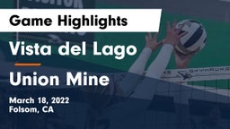 Vista del Lago  vs Union Mine  Game Highlights - March 18, 2022