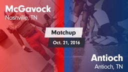 Matchup: McGavock  vs. Antioch  2016