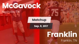Matchup: McGavock  vs. Franklin  2017