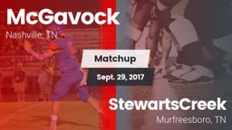 Matchup: McGavock  vs. StewartsCreek  2017