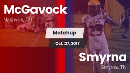 Matchup: McGavock  vs. Smyrna  2017