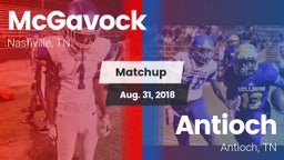 Matchup: McGavock  vs. Antioch  2018