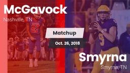 Matchup: McGavock  vs. Smyrna  2018