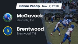 Recap: McGavock  vs. Brentwood  2018