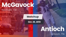 Matchup: McGavock  vs. Antioch  2019