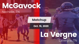 Matchup: McGavock  vs. La Vergne  2020