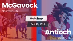 Matchup: McGavock  vs. Antioch  2020