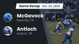 Recap: McGavock  vs. Antioch  2020