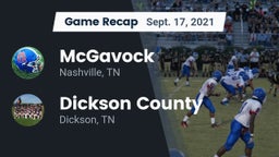 Recap: McGavock  vs. Dickson County  2021