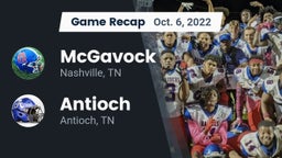 Recap: McGavock  vs. Antioch  2022