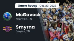 Recap: McGavock  vs. Smyrna  2022