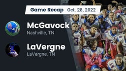 Recap: McGavock  vs. LaVergne  2022