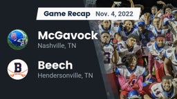 Recap: McGavock  vs. Beech  2022