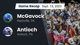 Recap: McGavock  vs. Antioch  2023