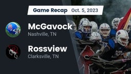 Recap: McGavock  vs. Rossview  2023